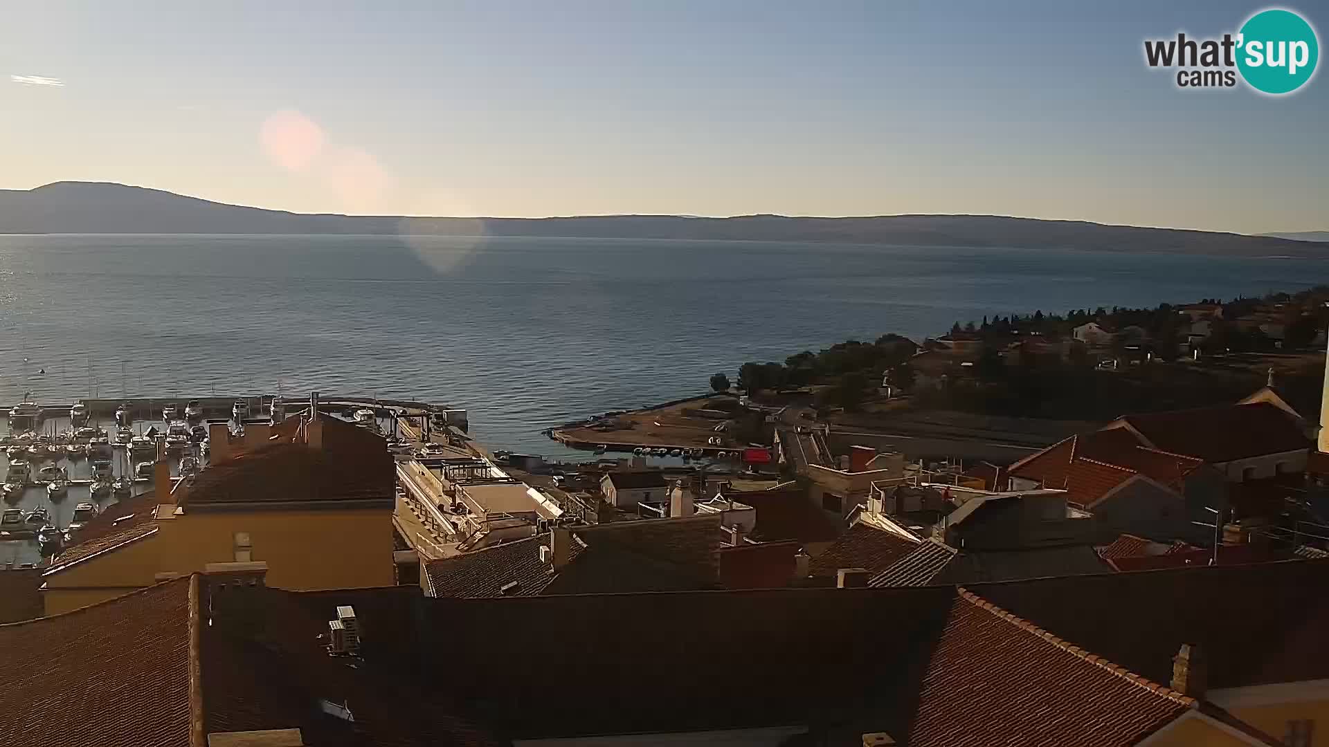 Panoramic webcam Novi Vinodolski – Dalmatia live