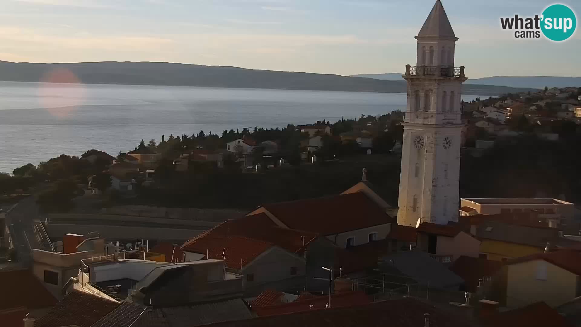 Panoramic webcam Novi Vinodolski – Dalmatia live