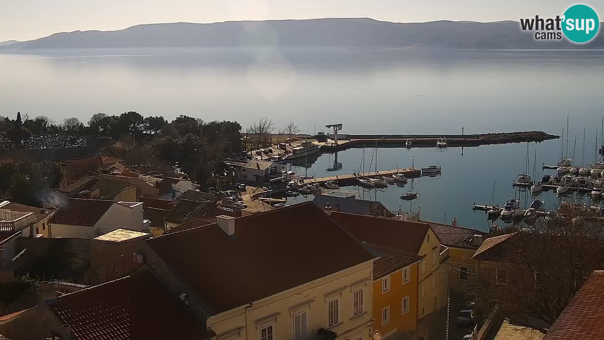 Panoramic webcam Novi Vinodolski – Dalmatia live