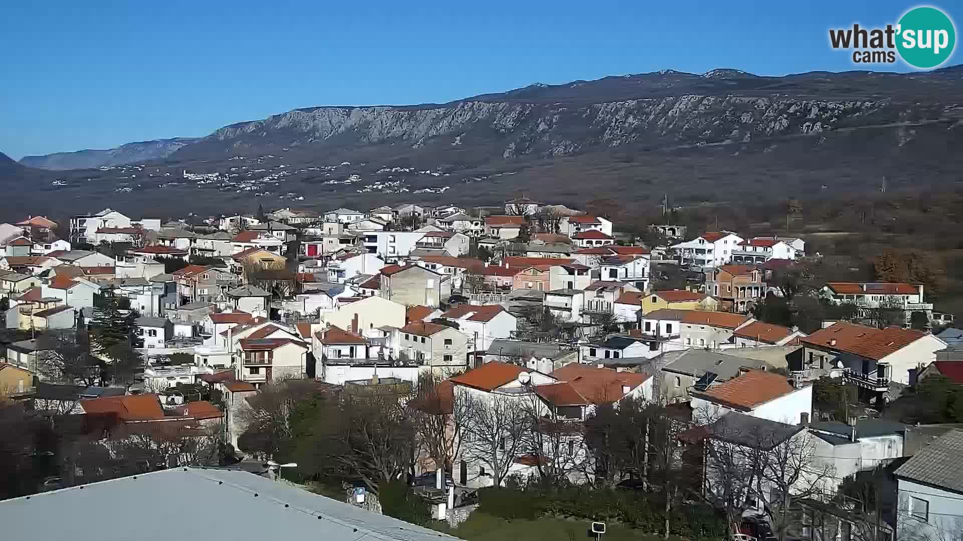 Panorama Novi Vinodolski live cam Dalmatie