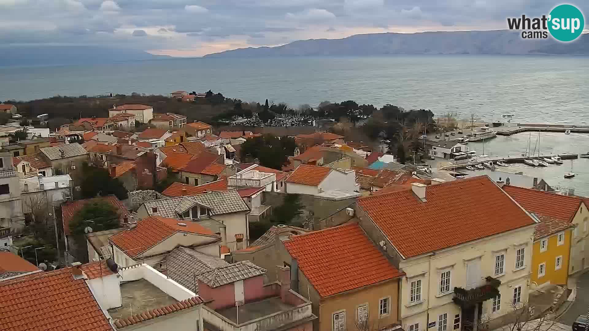 Panoramic webcam Novi Vinodolski – Dalmatia live