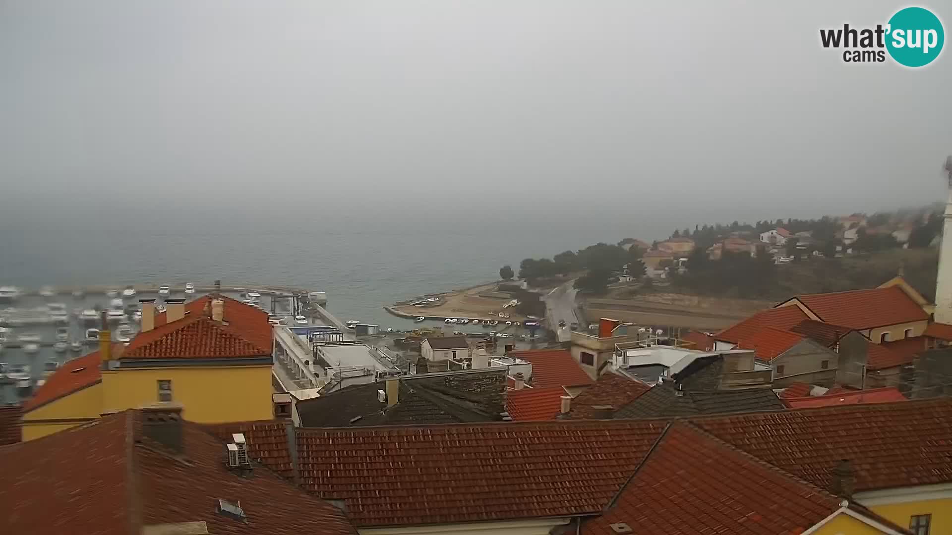 Panoramic Novi Vinodolski livecam Dalmatien