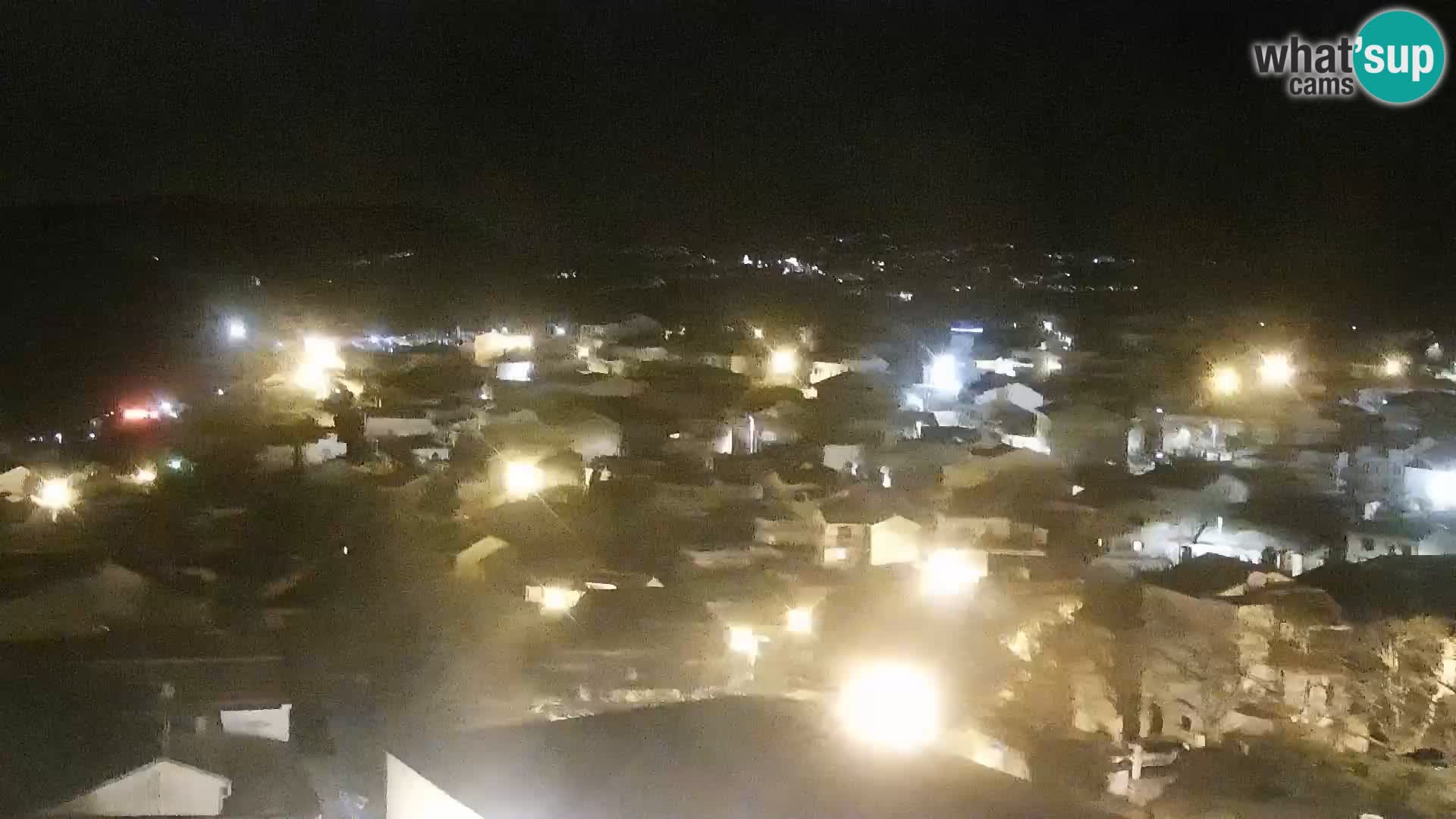 Panorama Novi Vinodolski live cam Dalmatie