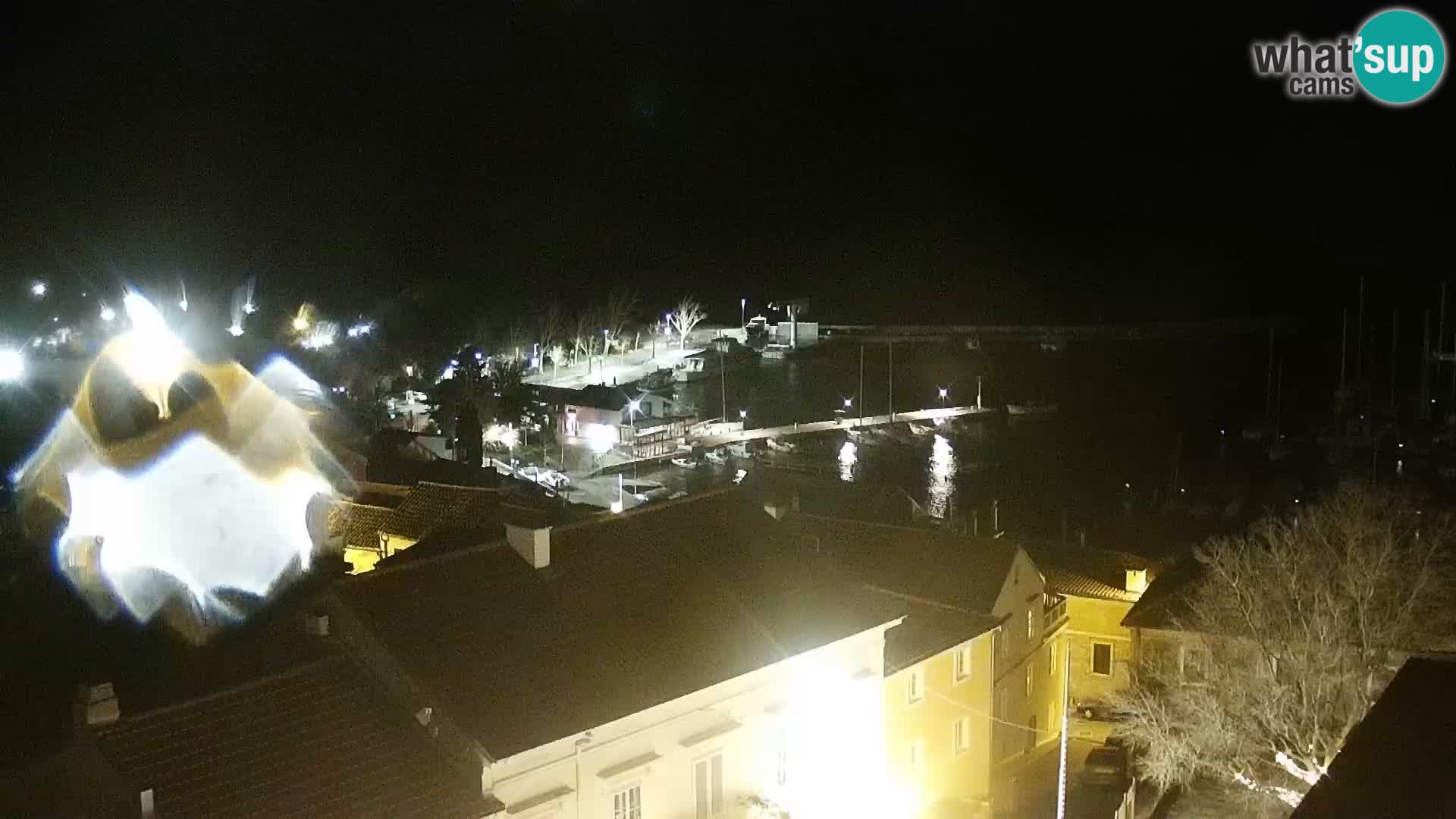 Panorama Novi Vinodolski live cam Dalmatie