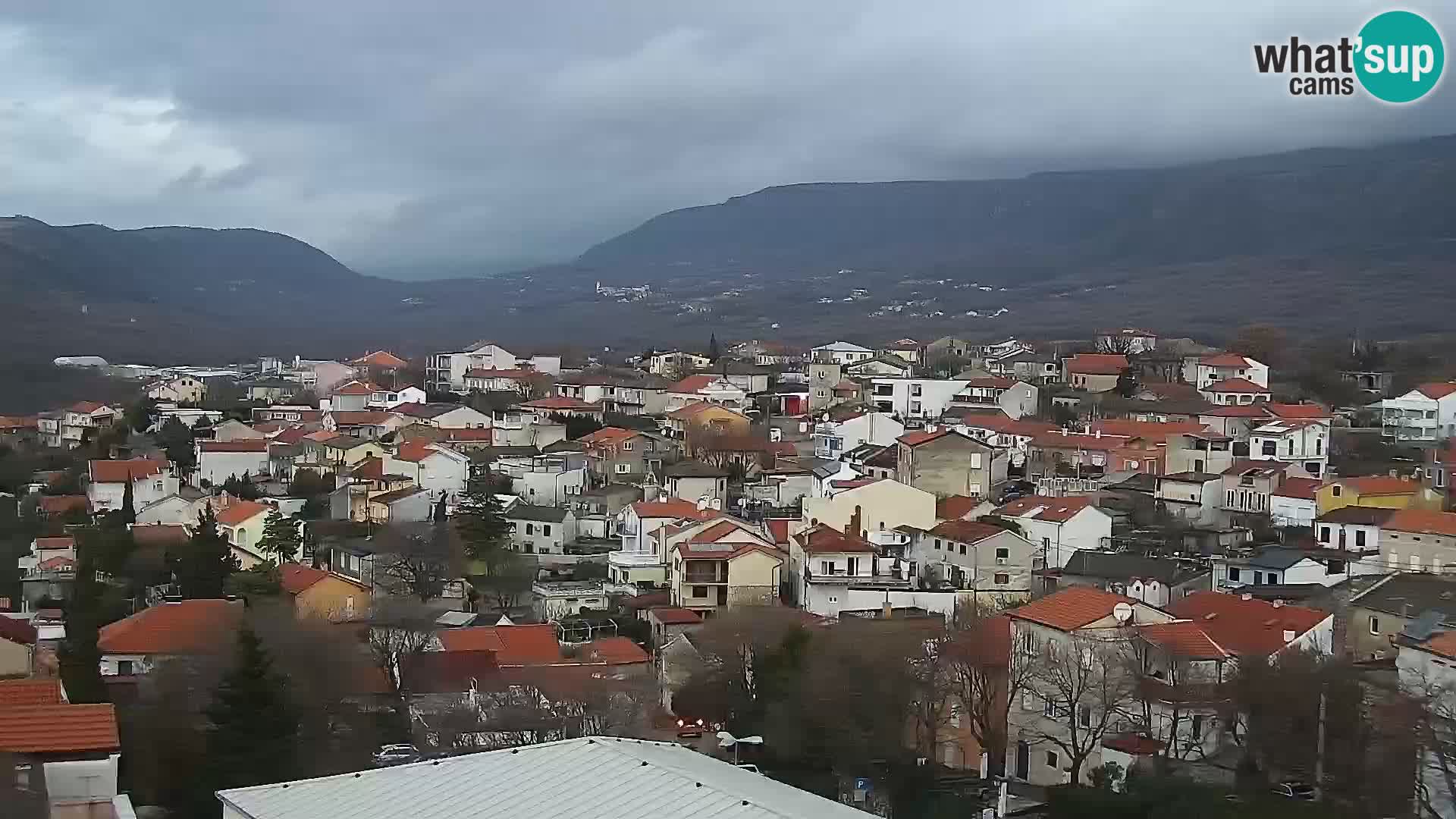 Panoramska spletna kamera Novi Vinodolski – Dalmacija v živo