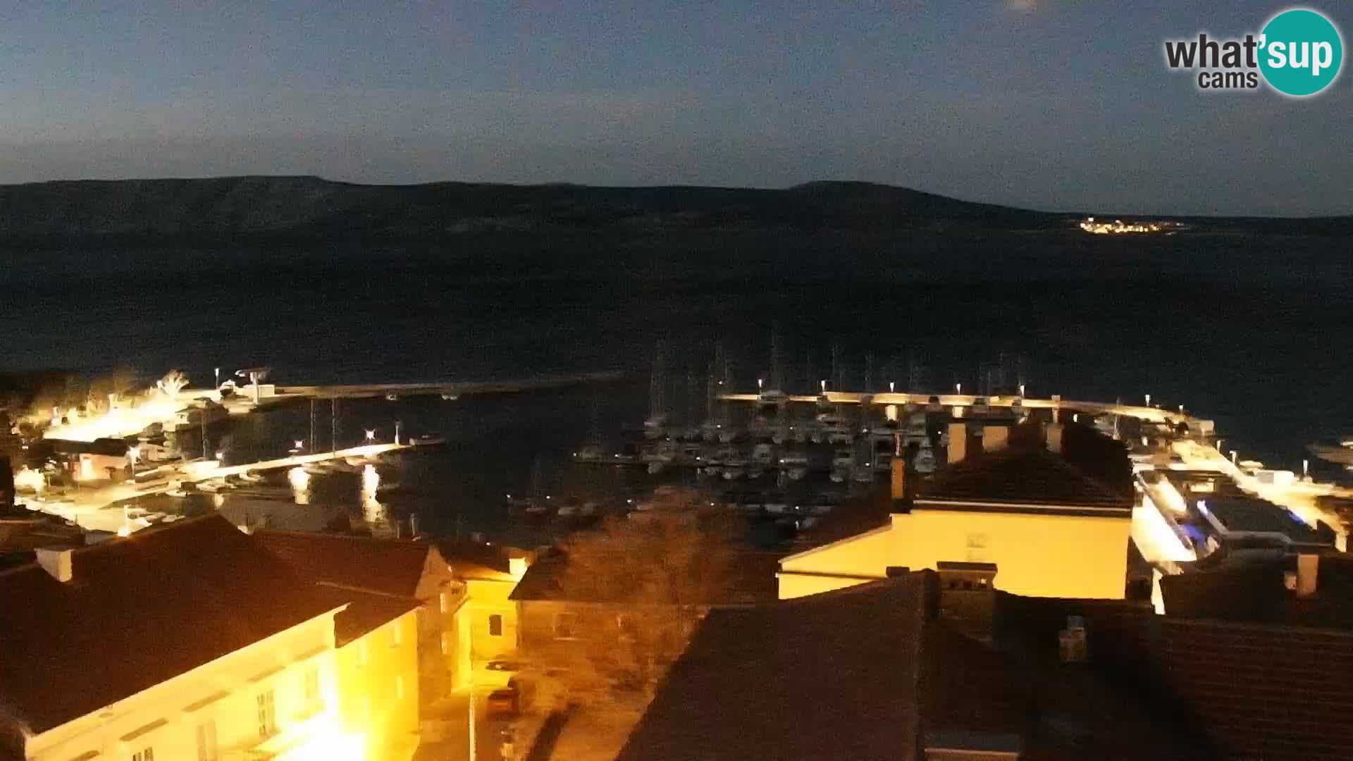 Panoramic webcam Novi Vinodolski – Dalmatia live