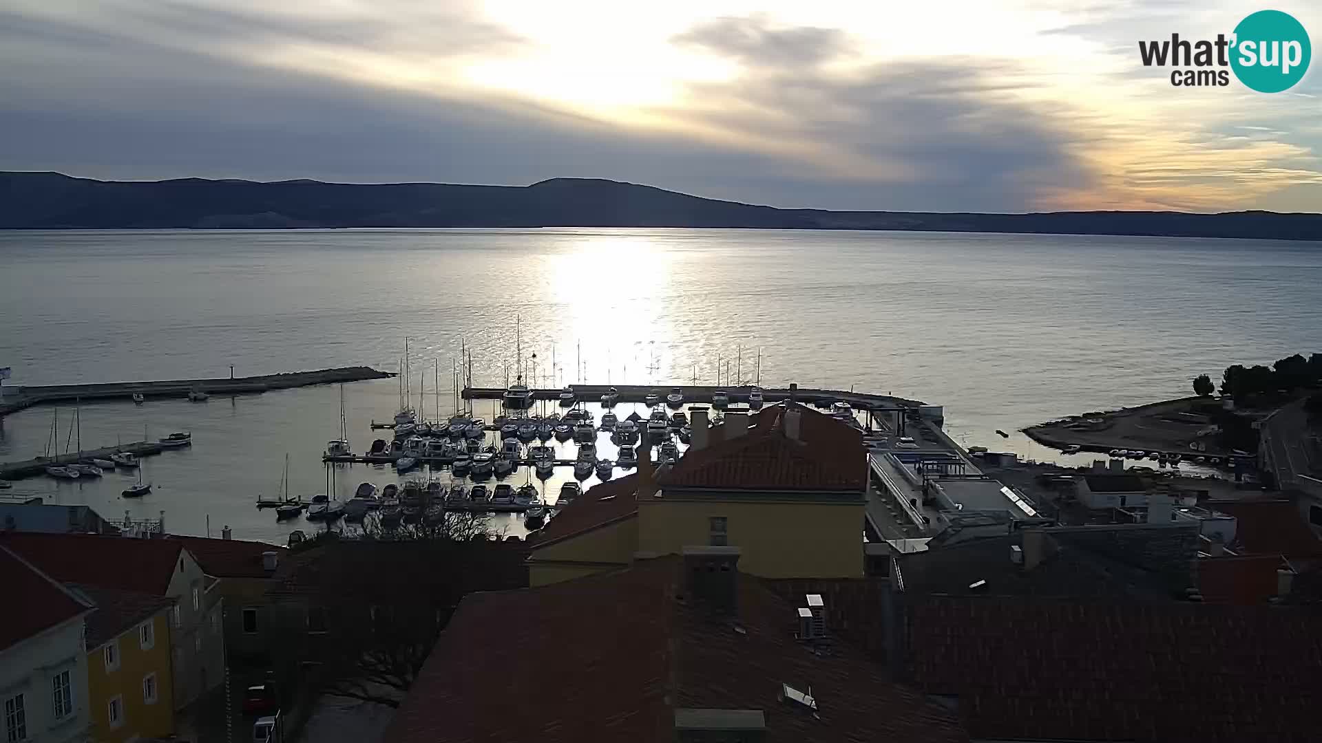 Panoramic webcam Novi Vinodolski – Dalmatia live