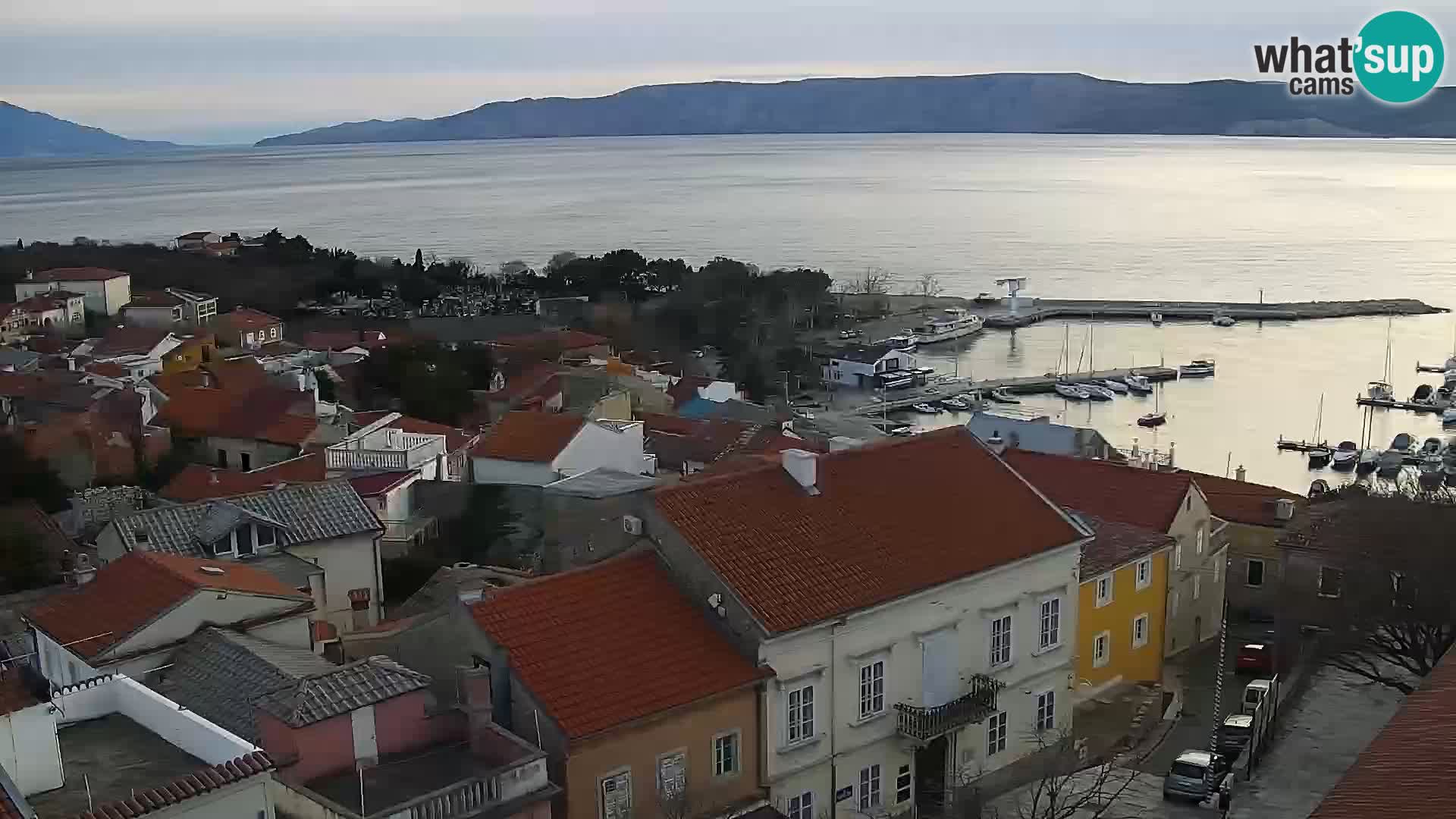 Panoramic webcam Novi Vinodolski – Dalmatia live