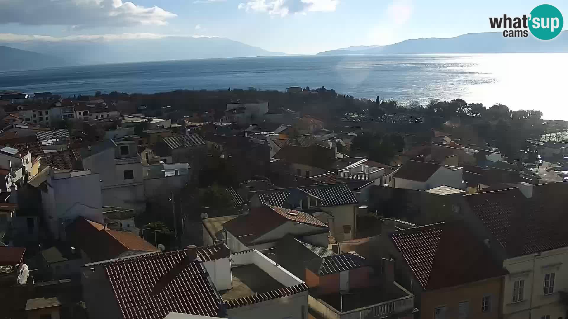 Panoramic webcam Novi Vinodolski – Dalmatia live