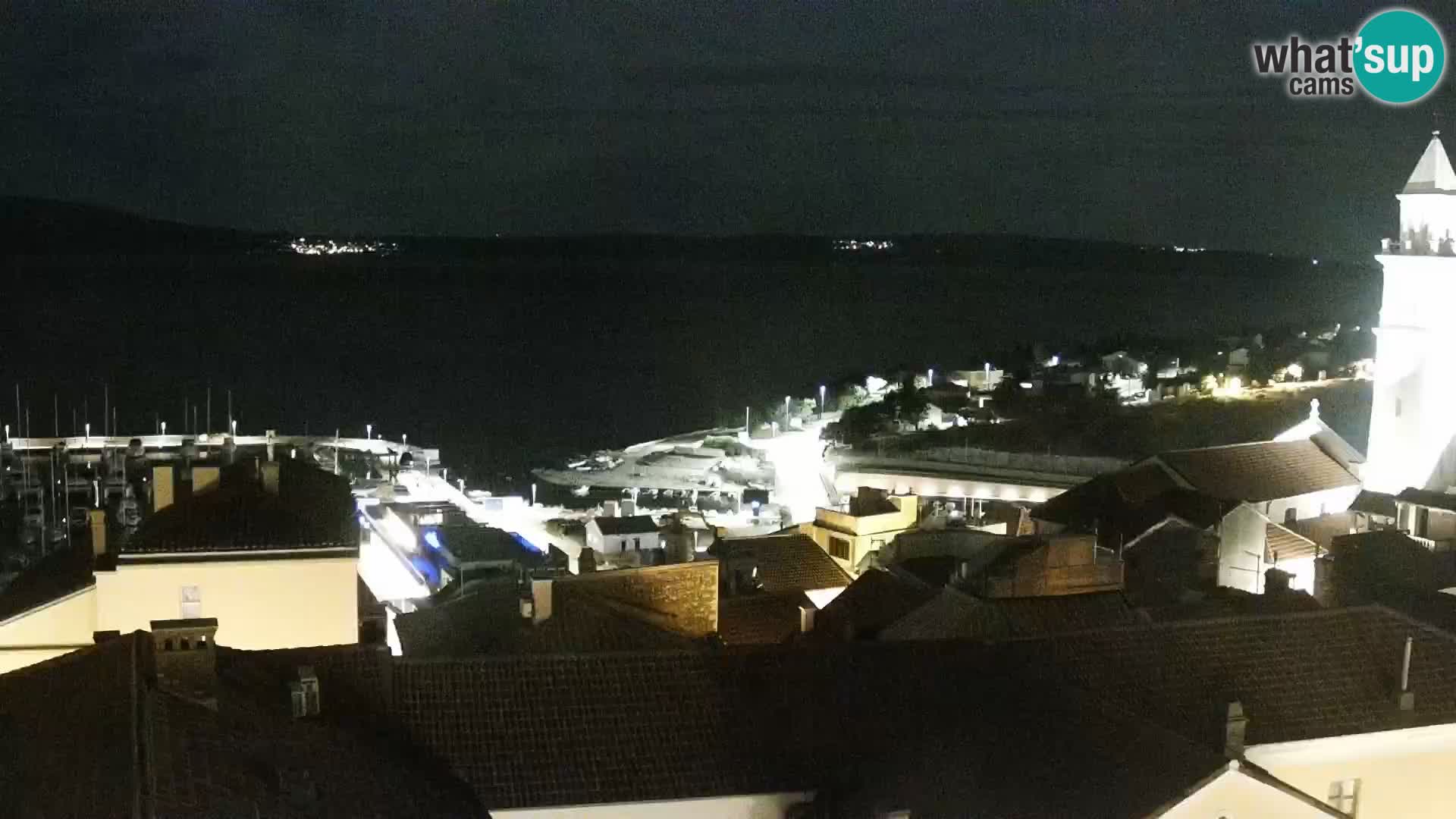 Panoramic webcam Novi Vinodolski – Dalmatia live