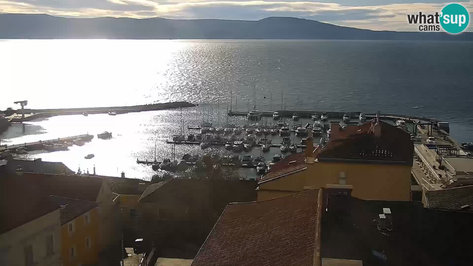 Panoramic webcam Novi Vinodolski – Dalmatia live