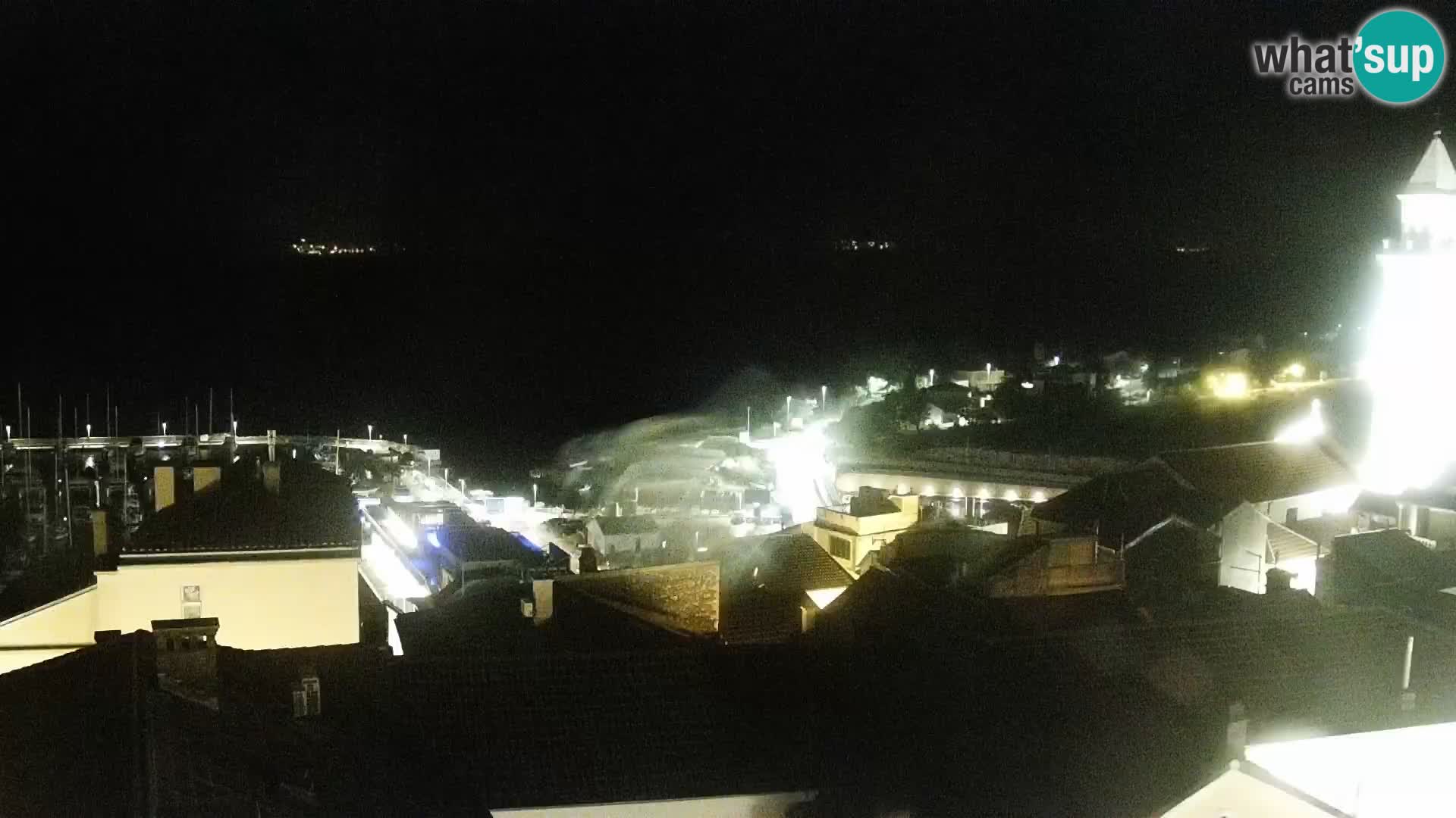 Panoramic webcam Novi Vinodolski – Dalmatia live