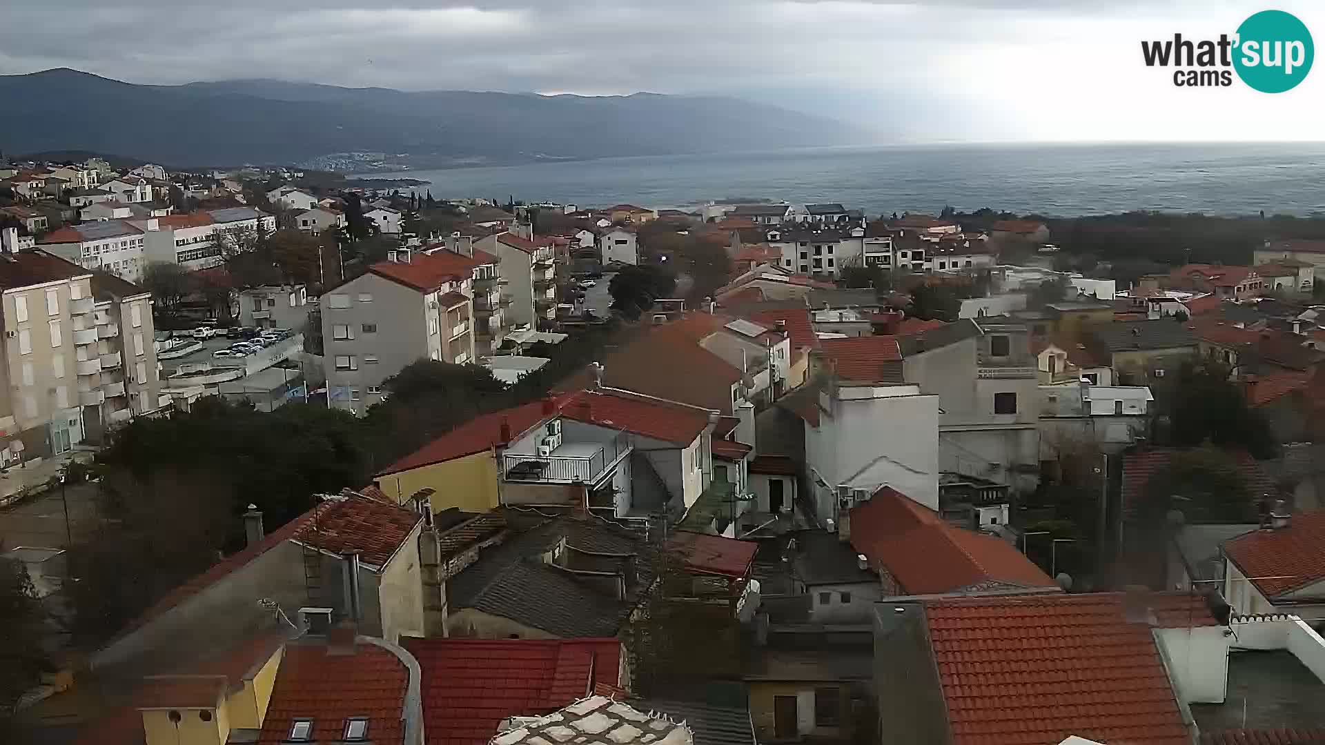 Panoramic webcam Novi Vinodolski – Dalmatia live