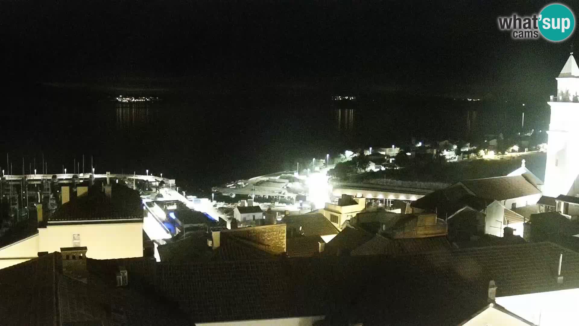 Panoramic webcam Novi Vinodolski – Dalmatia live