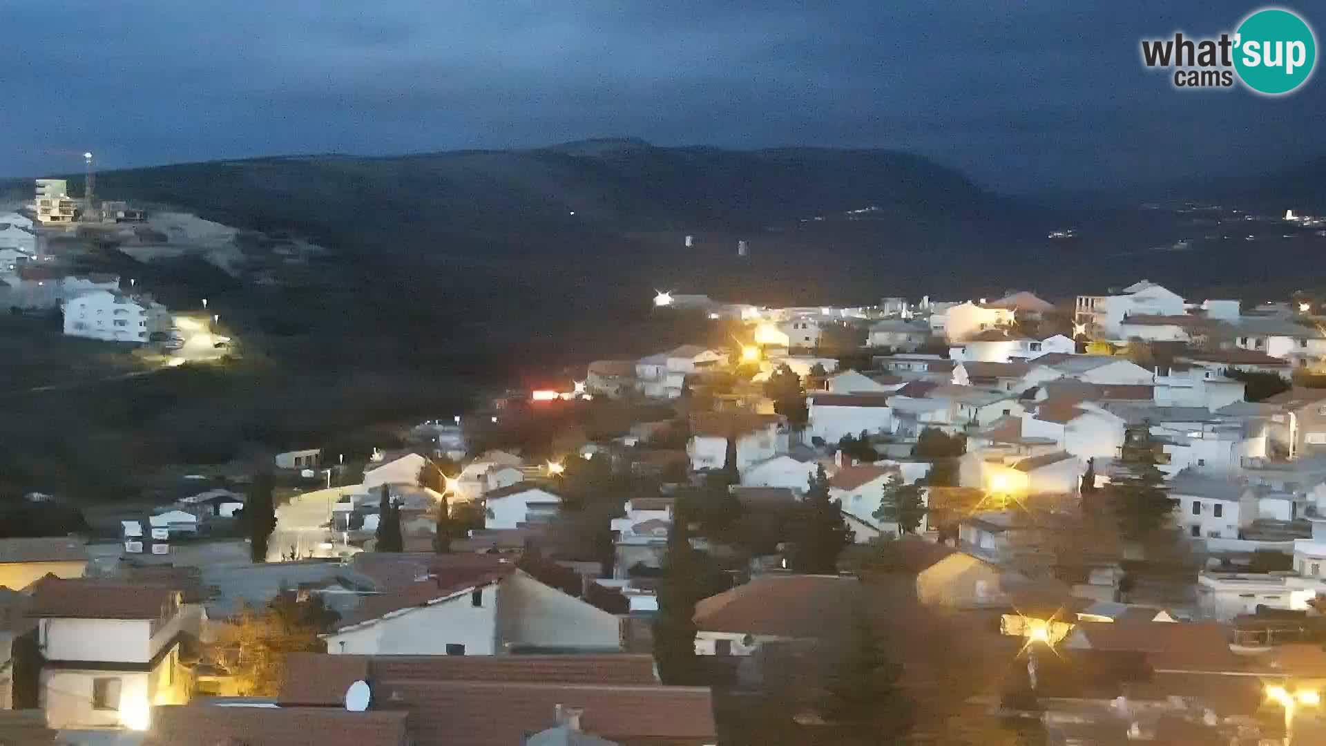 Panoramic Novi Vinodolski livecam Dalmatien