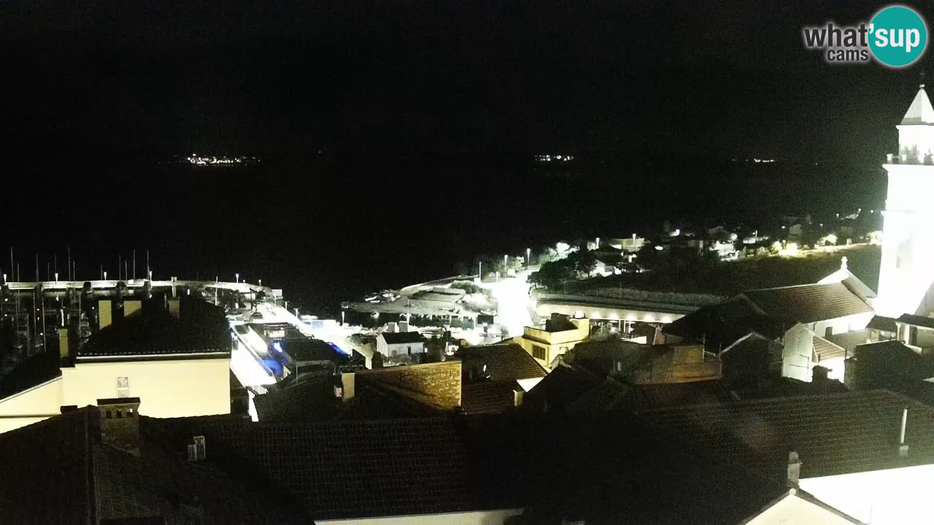 Panoramic Novi Vinodolski livecam Dalmatien