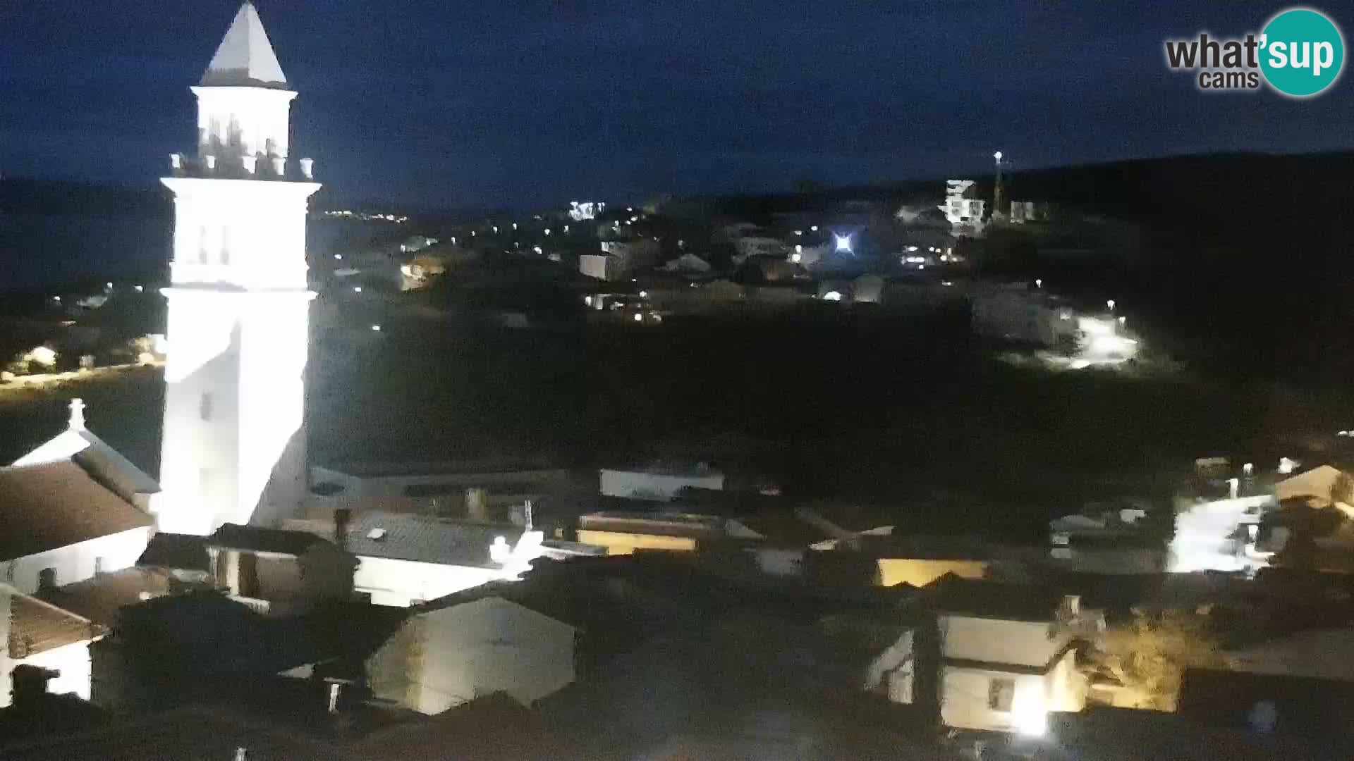 Panorama Novi Vinodolski live cam Dalmatie