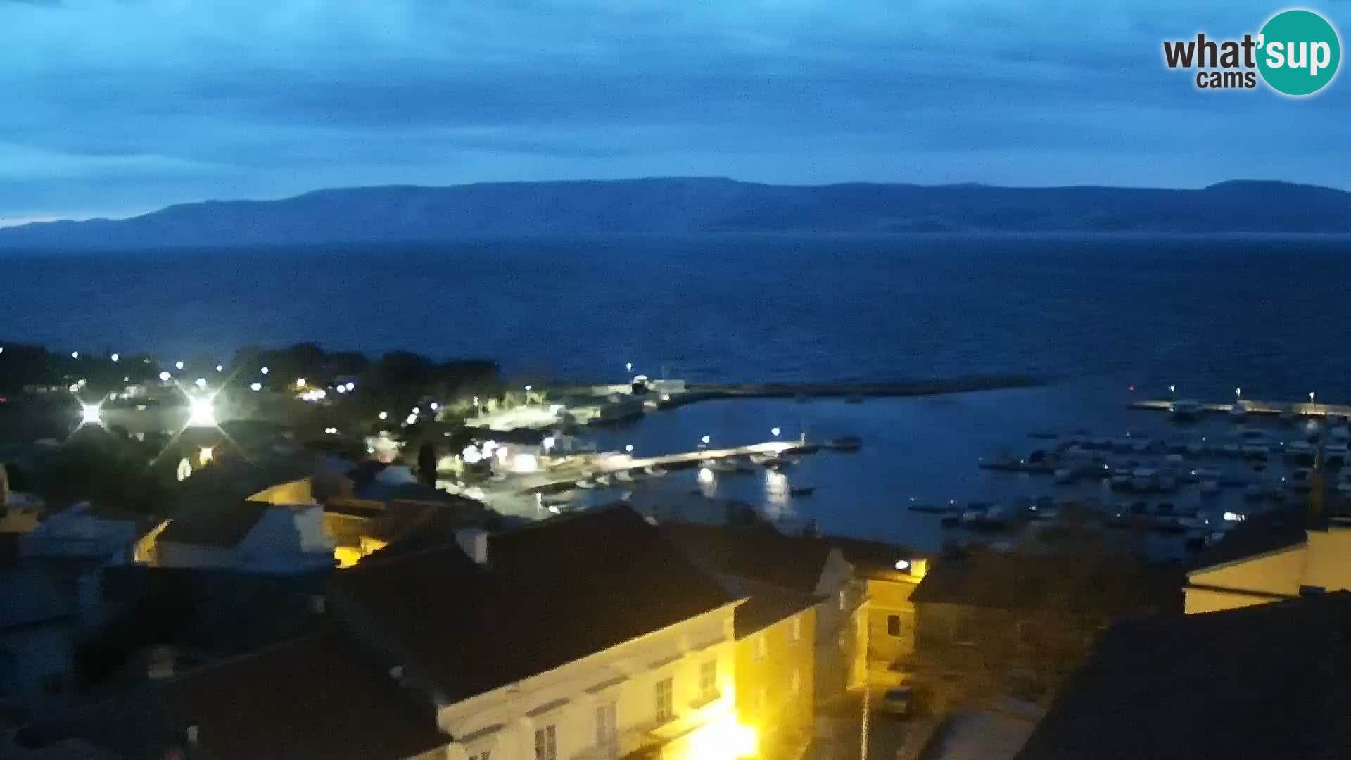 Novi Vinodolski panorama – Dalmacija web kamera