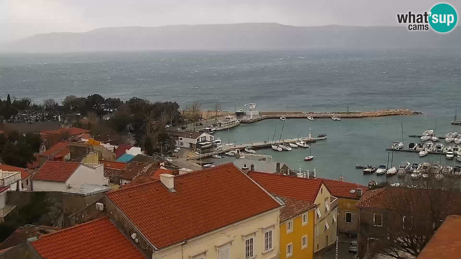 Webcam panoramica Novi Vinodolski – Dalmazia livecam