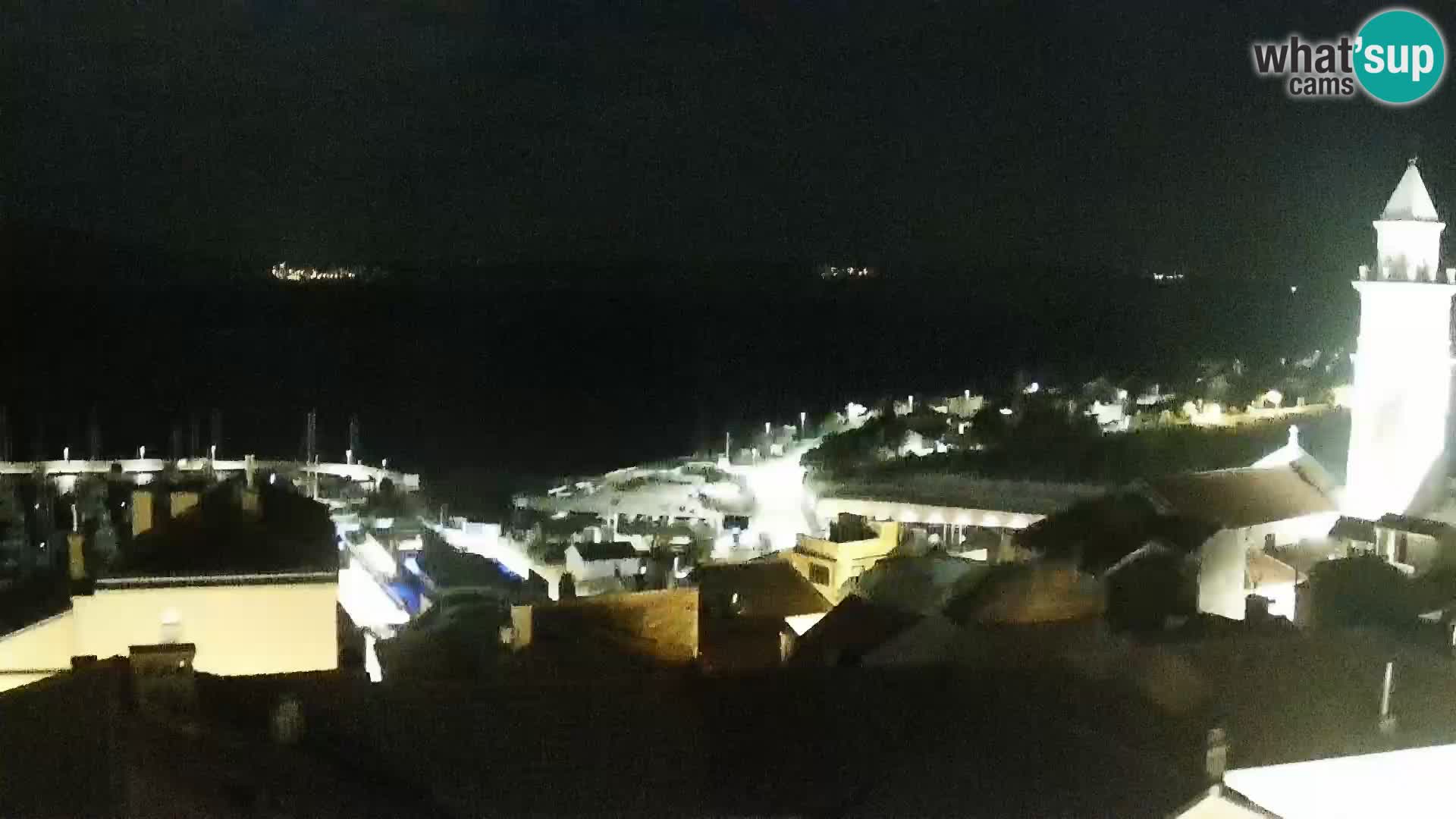 Panoramic Novi Vinodolski livecam Dalmatien