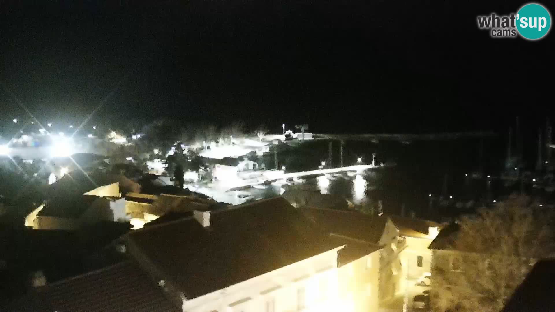 Panorama Novi Vinodolski live cam Dalmatie