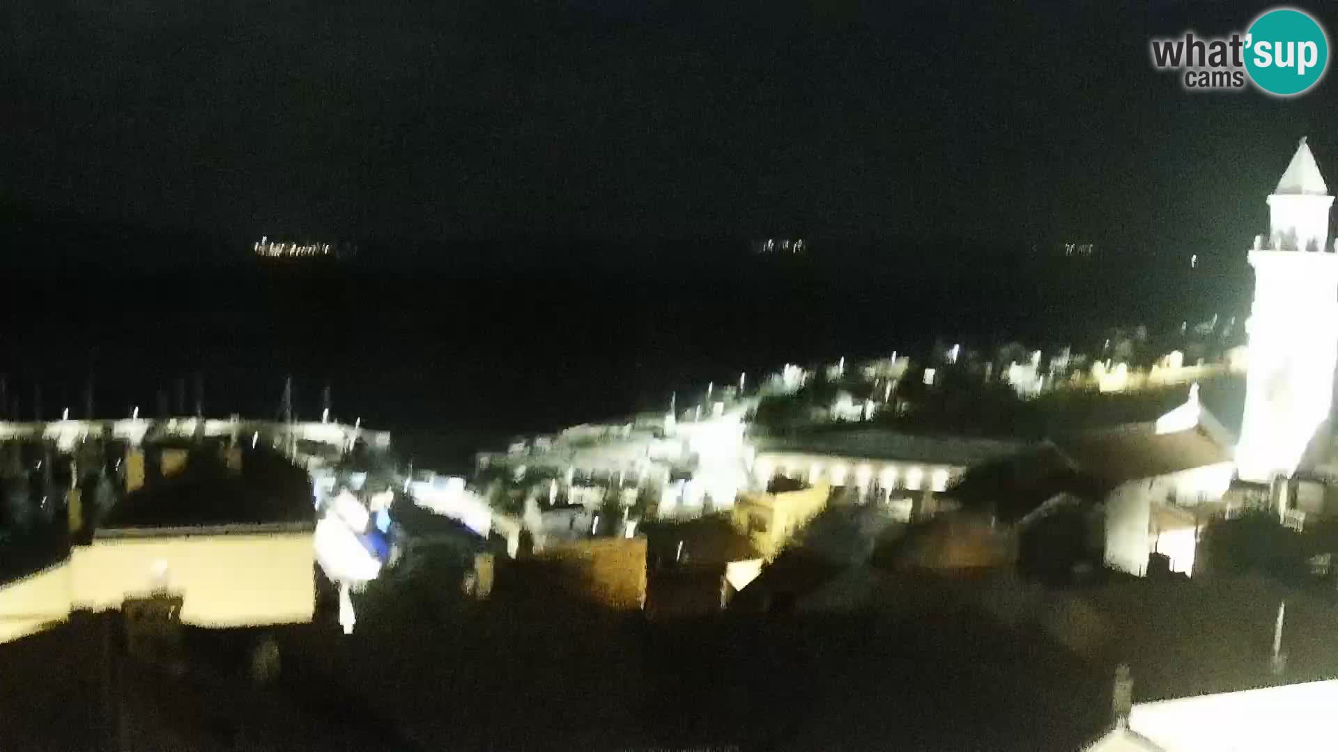 Panorama Novi Vinodolski live cam Dalmatie