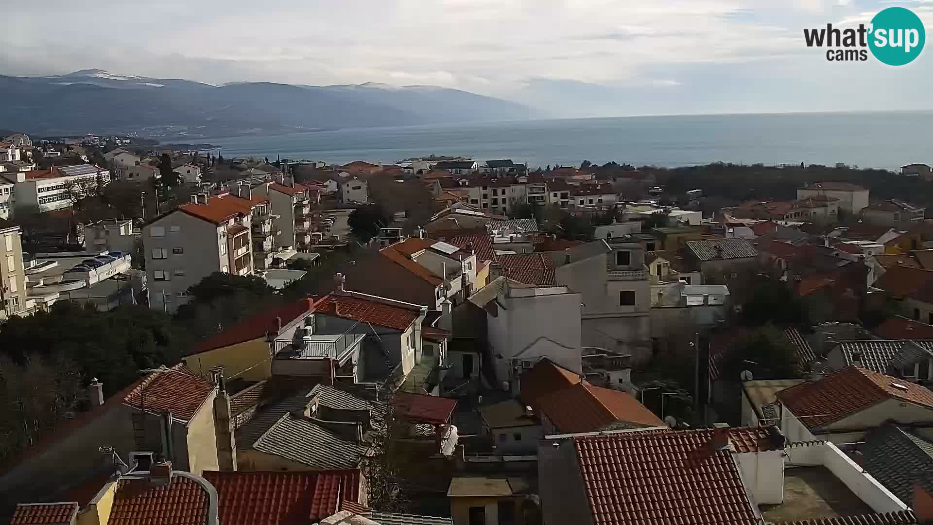 Panoramic webcam Novi Vinodolski – Dalmatia live