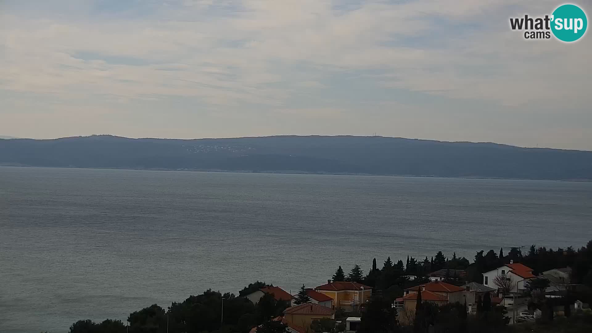 Panorama Novi Vinodolski live cam Dalmatie