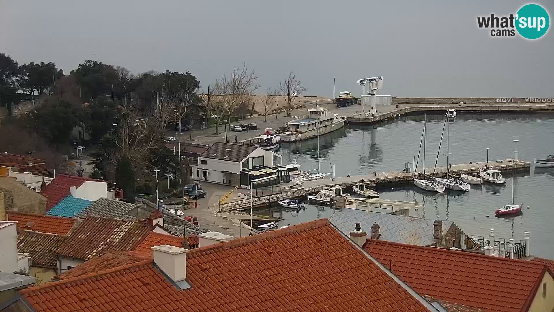 Panoramic Novi Vinodolski livecam Dalmatien