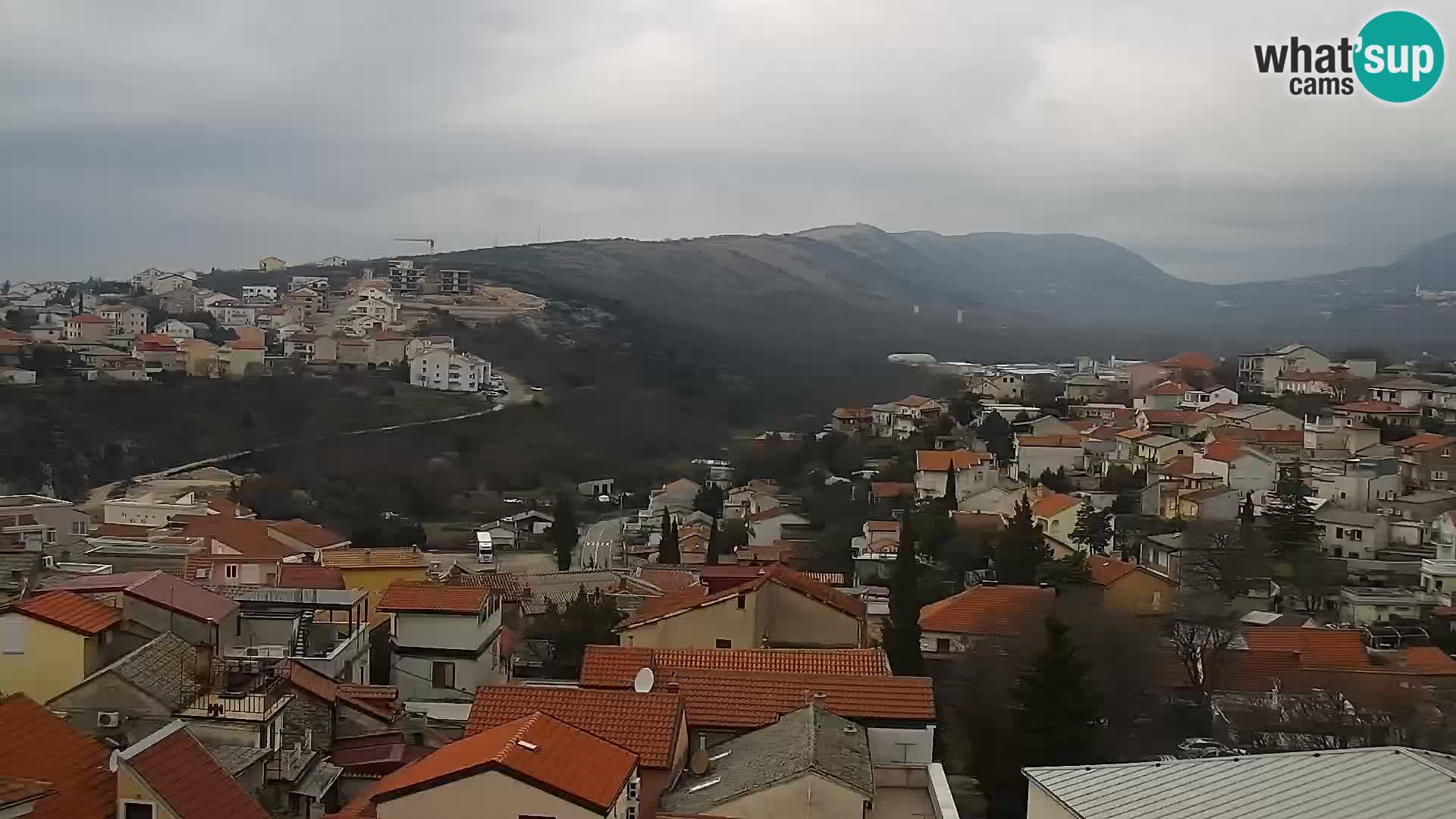 Panoramic Novi Vinodolski livecam Dalmatien