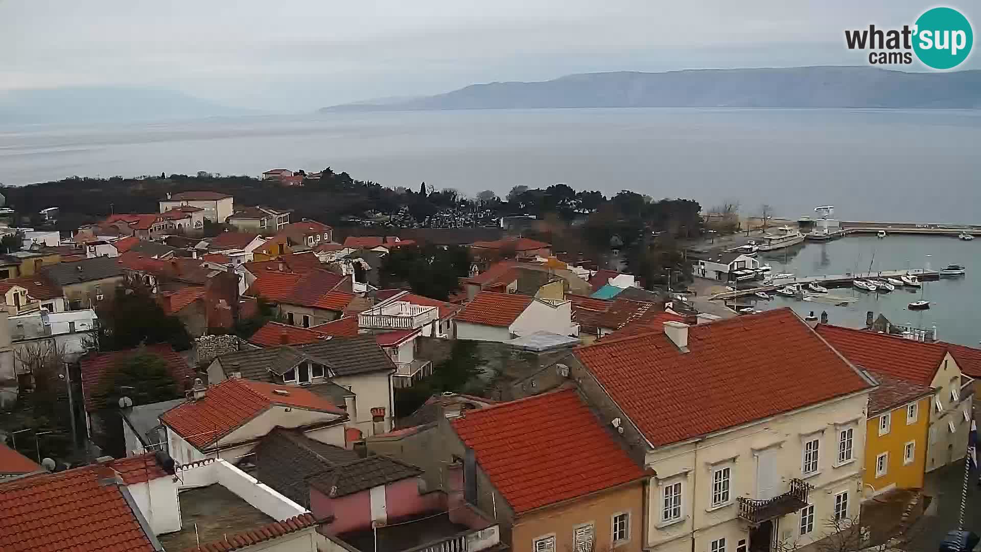 Novi Vinodolski panorama – Dalmacija web kamera