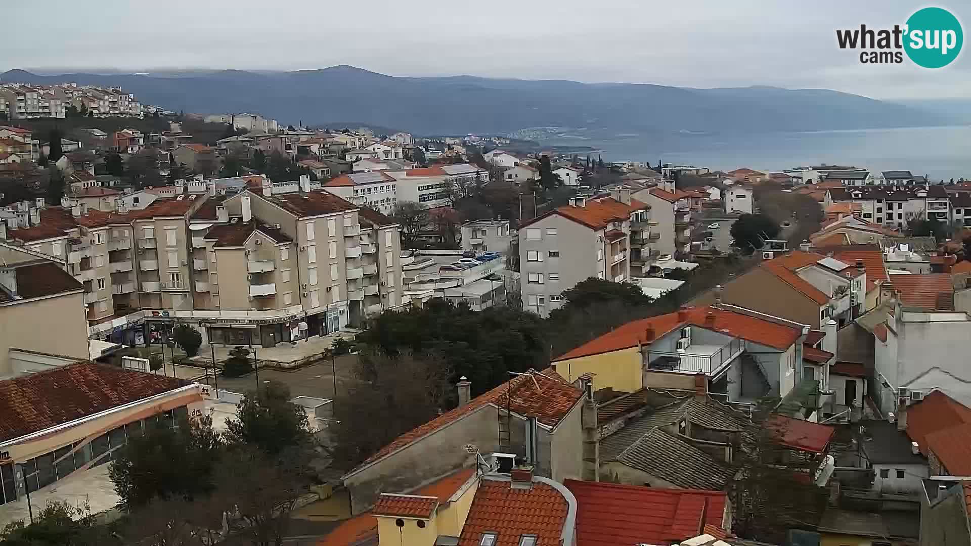 Novi Vinodolski panorama – Dalmacija web kamera