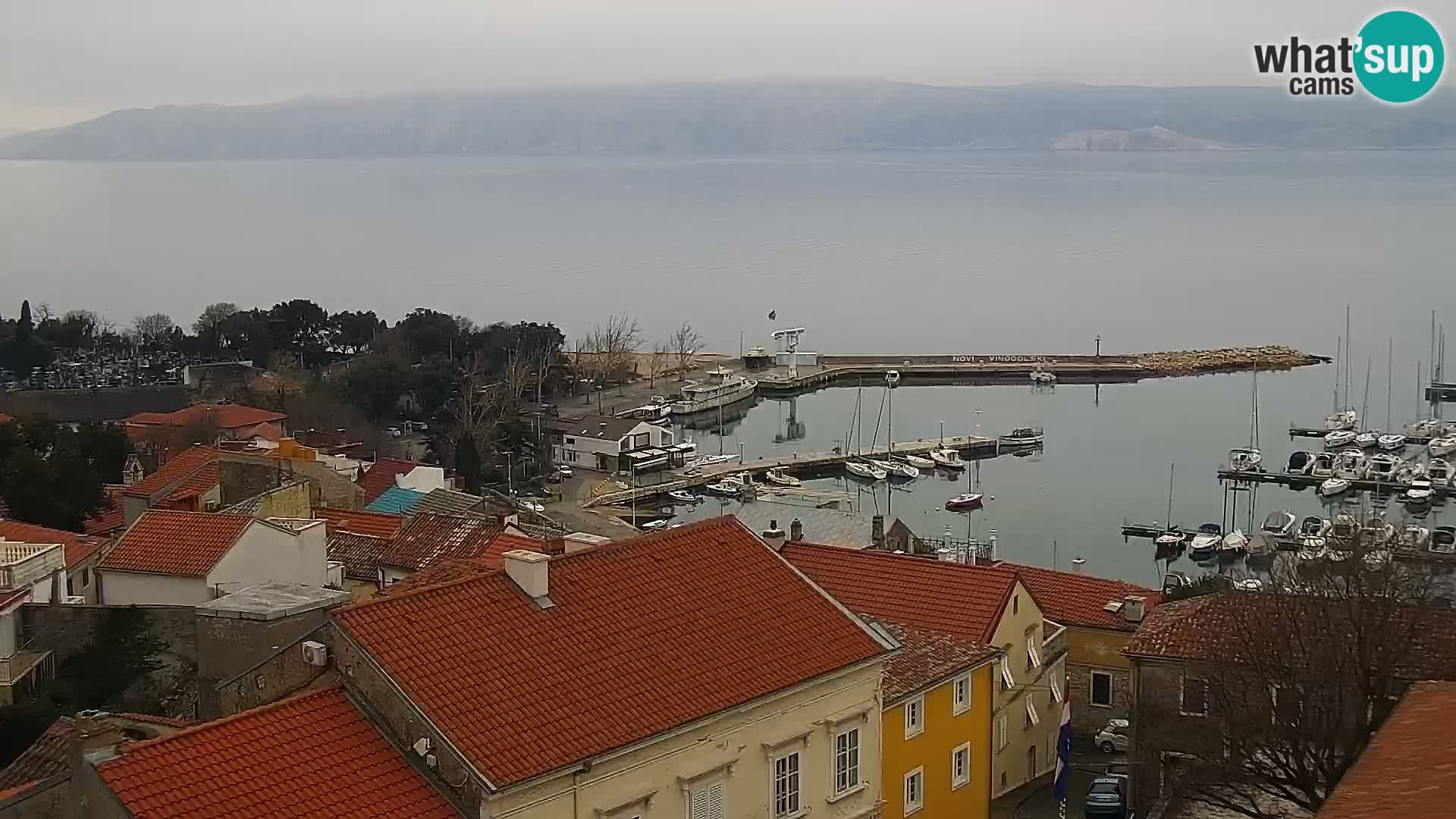 Webcam panoramica Novi Vinodolski – Dalmazia livecam