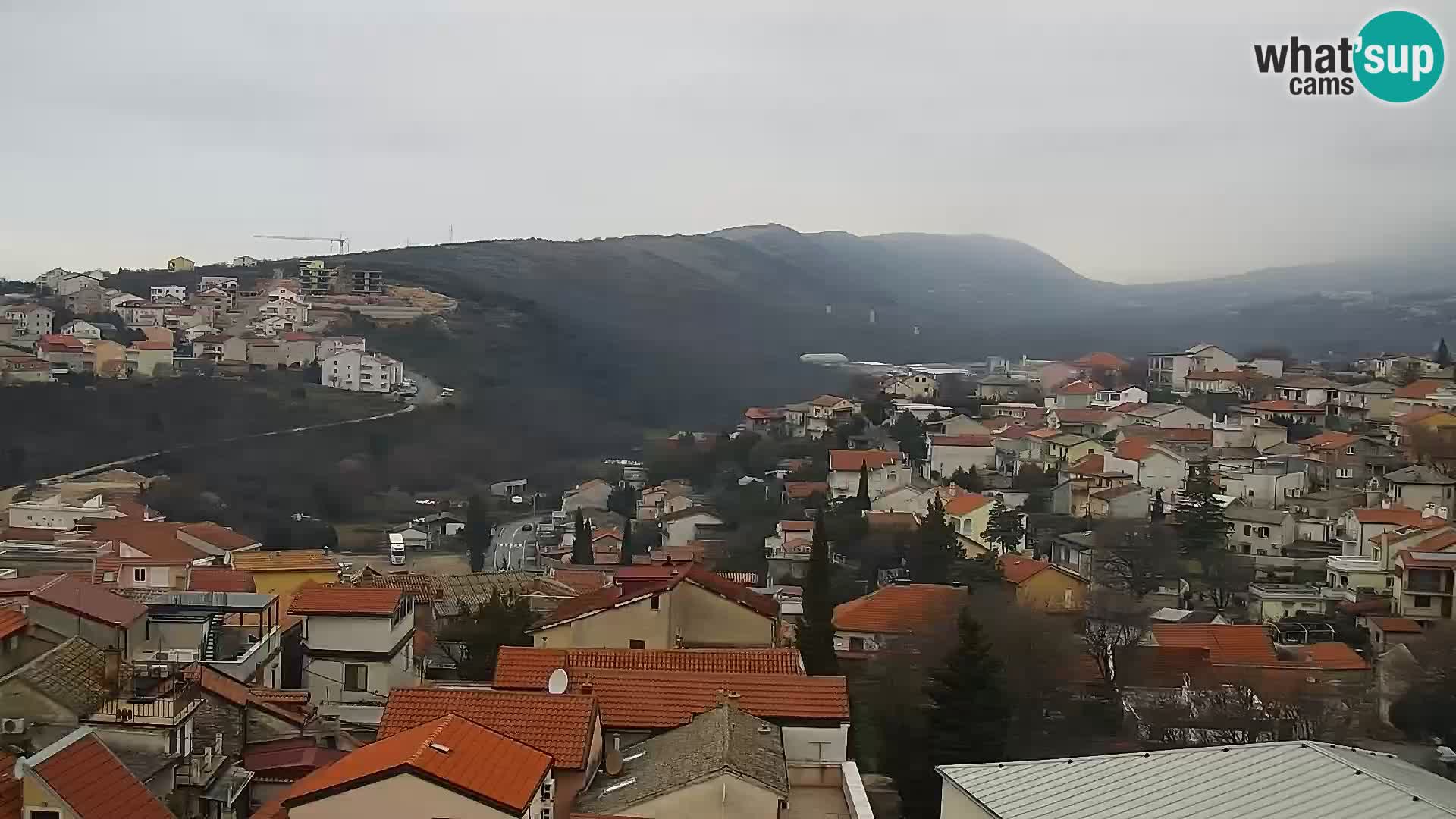 Panoramic Novi Vinodolski livecam Dalmatien