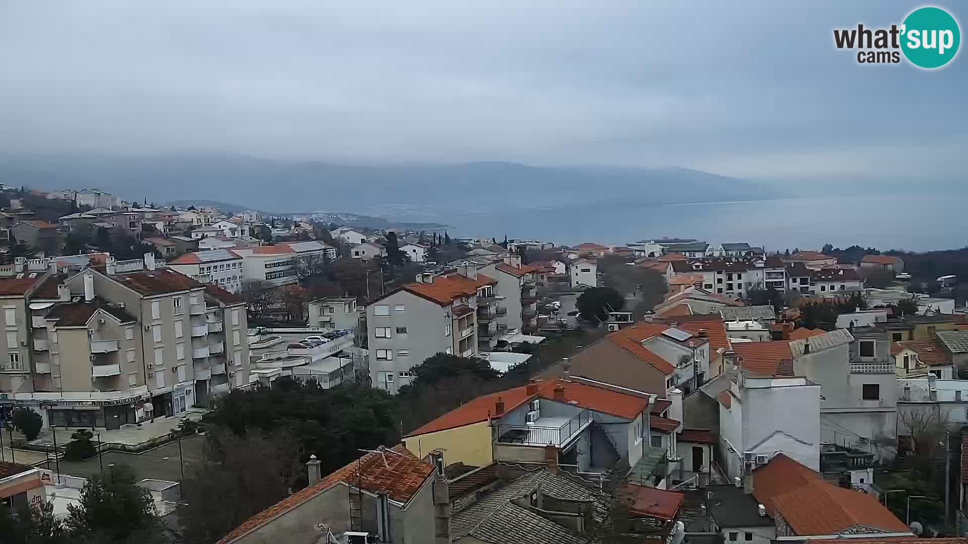 Panoramic webcam Novi Vinodolski – Dalmatia live