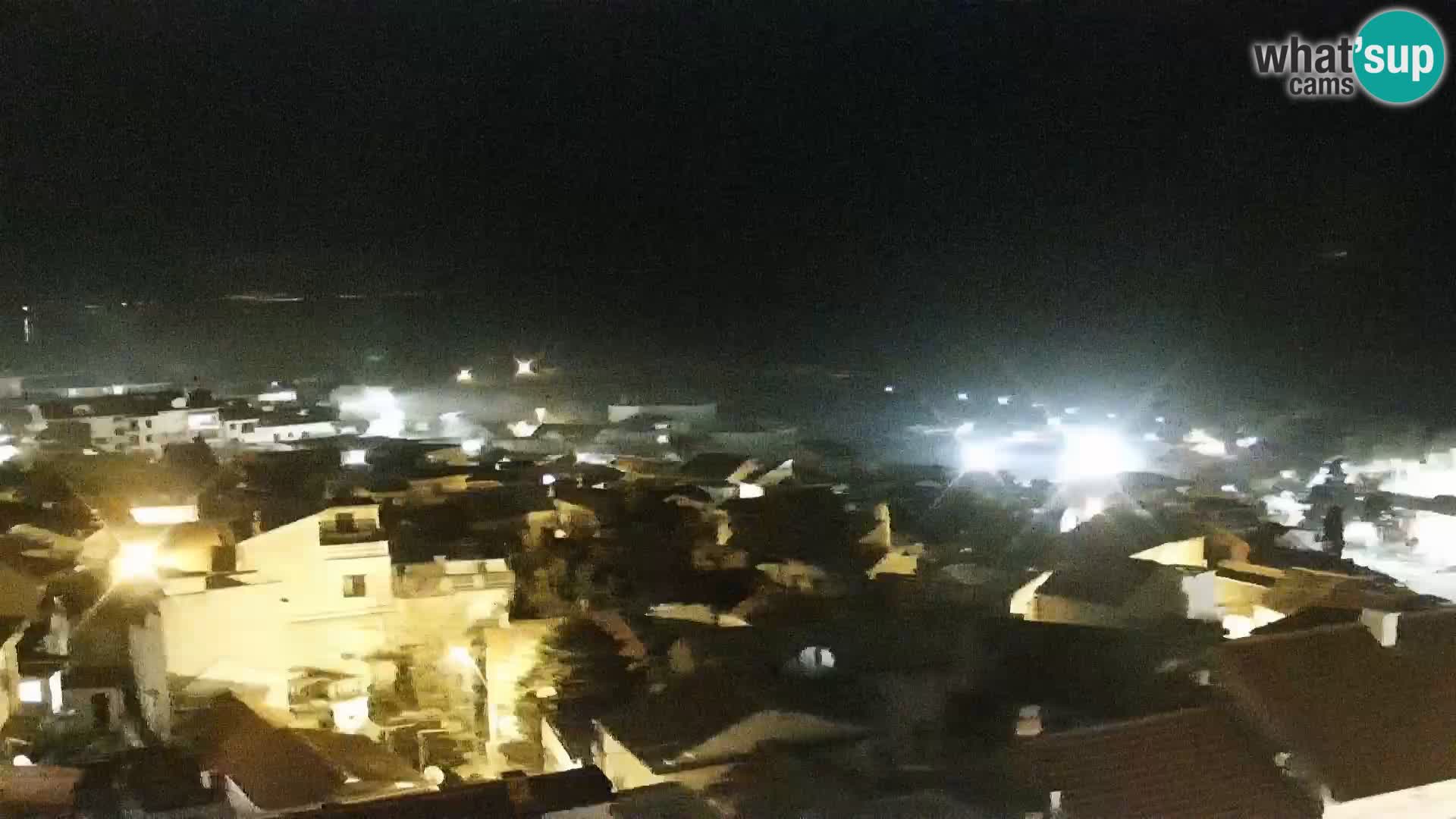 Panorama Novi Vinodolski live cam Dalmatie