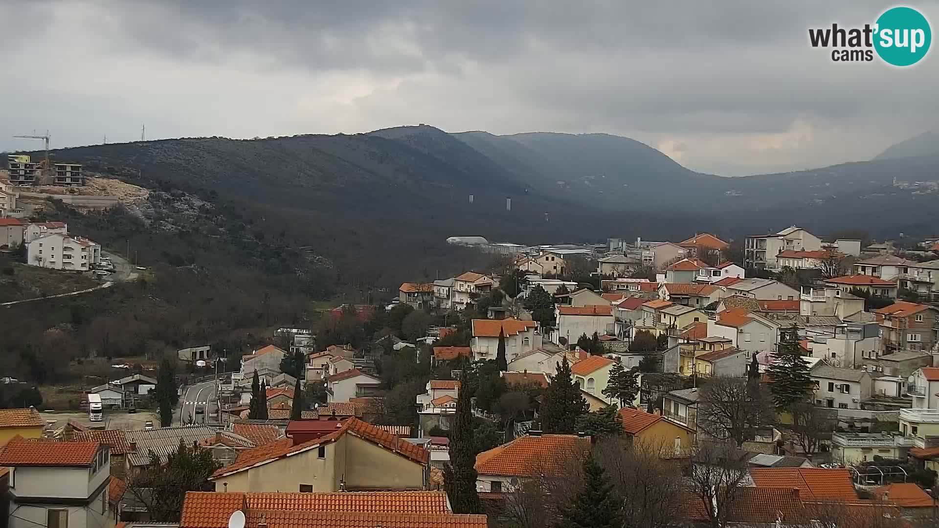 Panorama Novi Vinodolski live cam Dalmatie