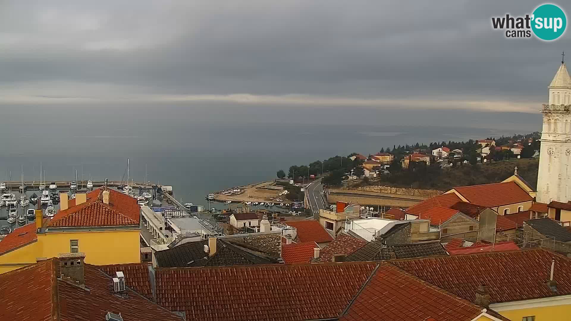 Panoramic Novi Vinodolski livecam Dalmatien