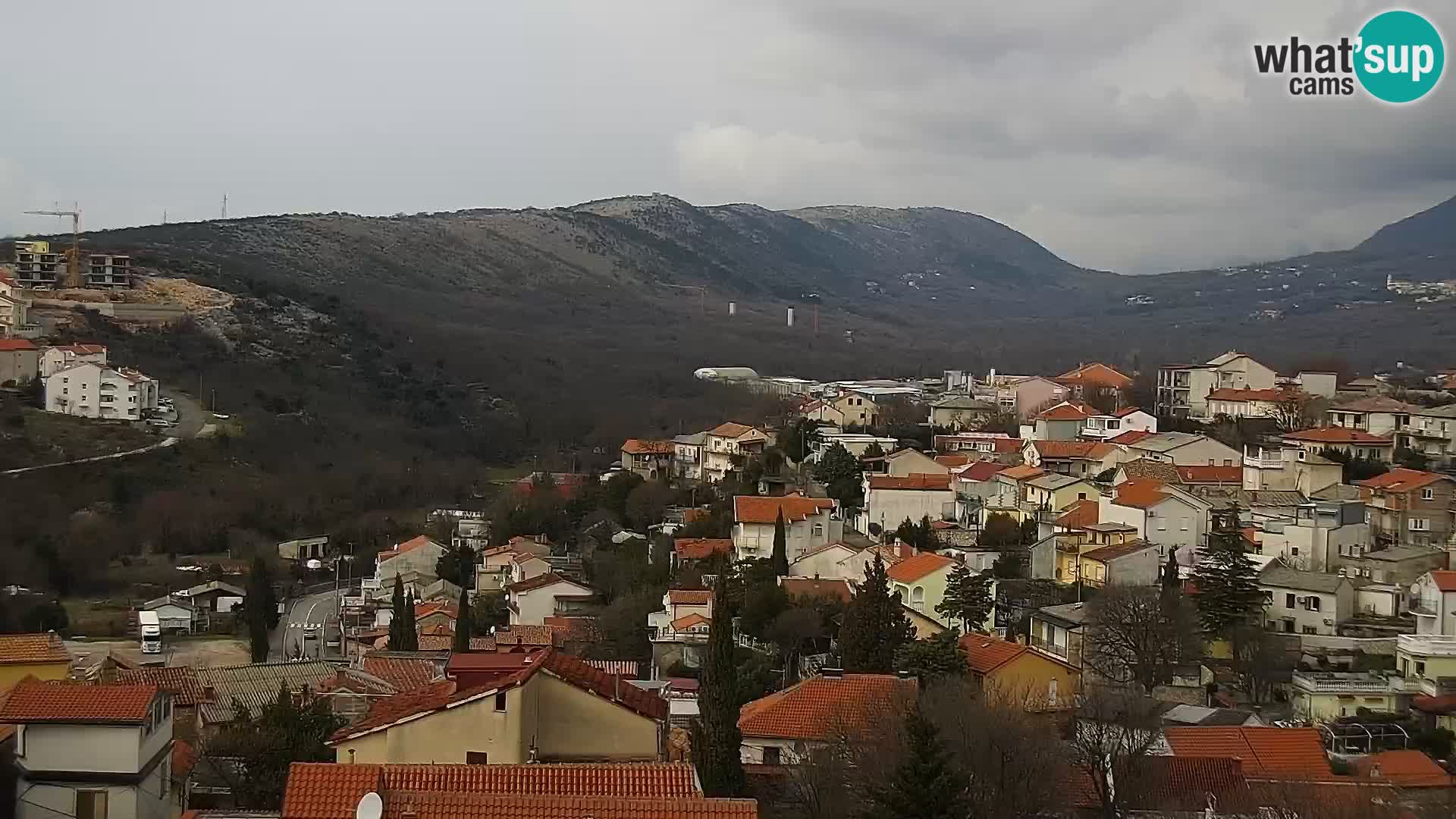 Panoramic Novi Vinodolski livecam Dalmatien