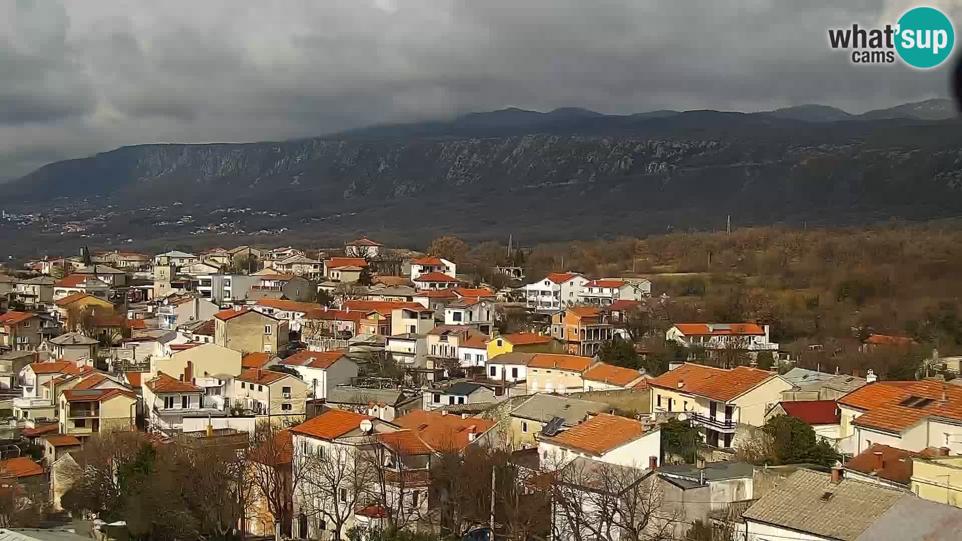 Panoramska spletna kamera Novi Vinodolski – Dalmacija v živo