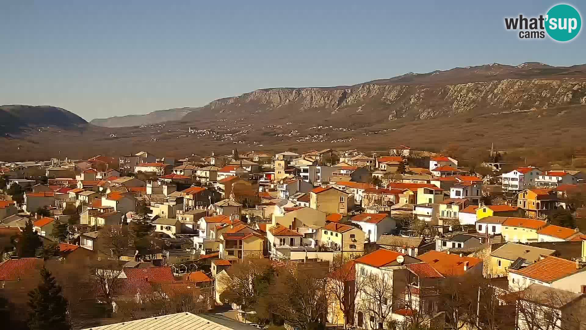 Panoramska spletna kamera Novi Vinodolski – Dalmacija v živo