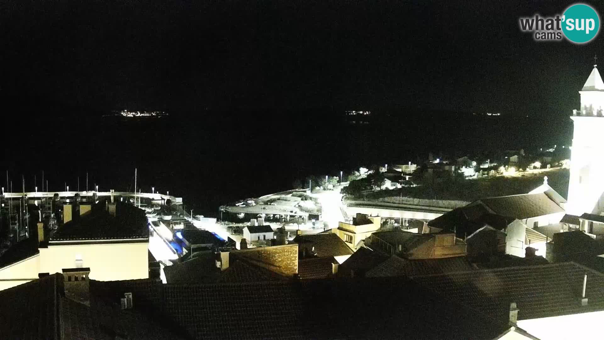 Panoramic Novi Vinodolski livecam Dalmatien