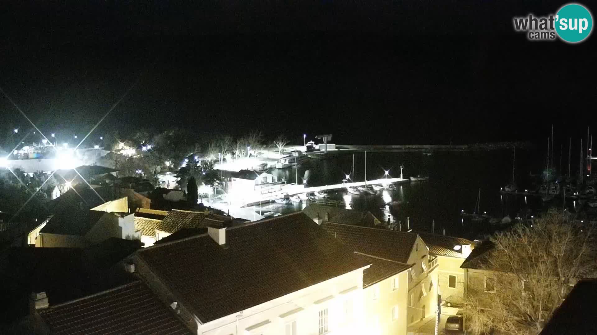 Panorama Novi Vinodolski live cam Dalmatie