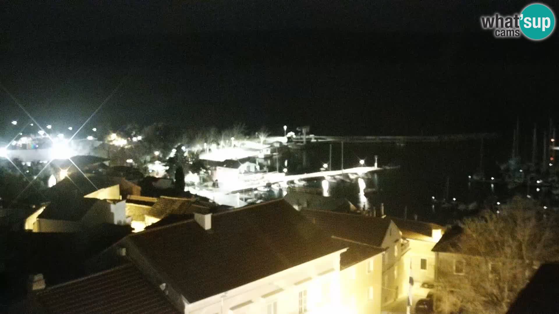 Panoramic Novi Vinodolski livecam Dalmatien