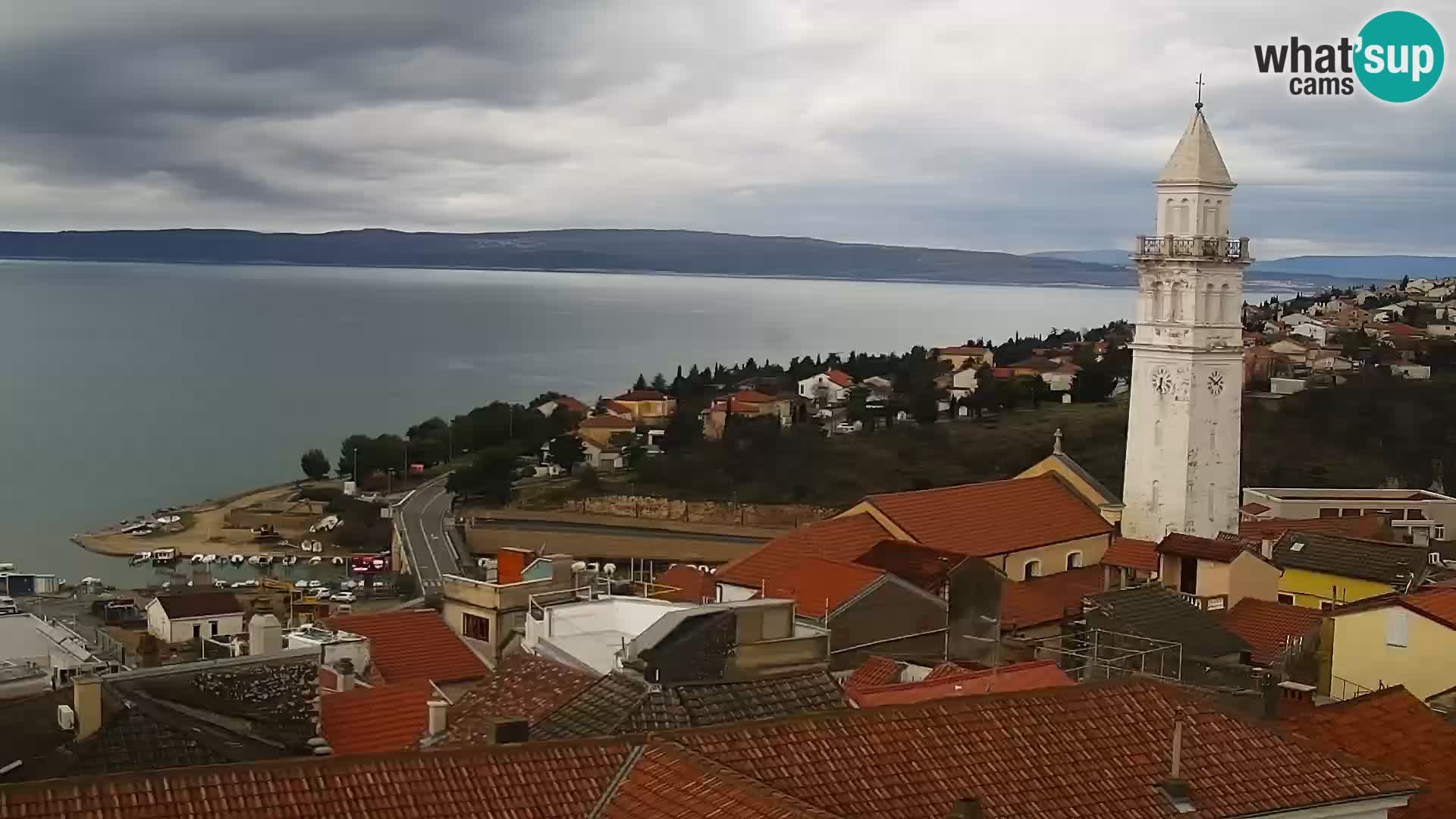 Panoramic Novi Vinodolski livecam Dalmatien