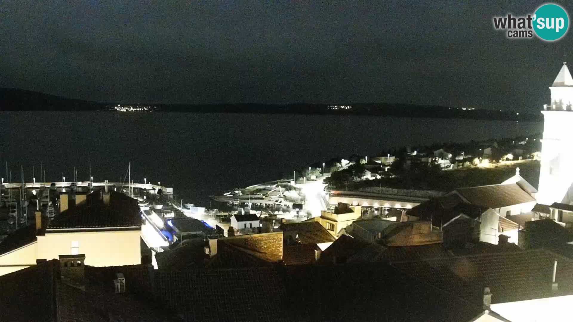 Panoramic Novi Vinodolski livecam Dalmatien