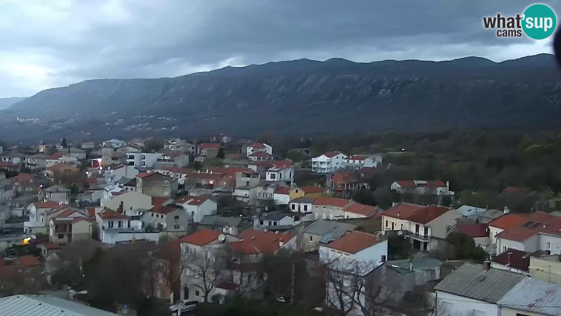 Panoramska spletna kamera Novi Vinodolski – Dalmacija v živo