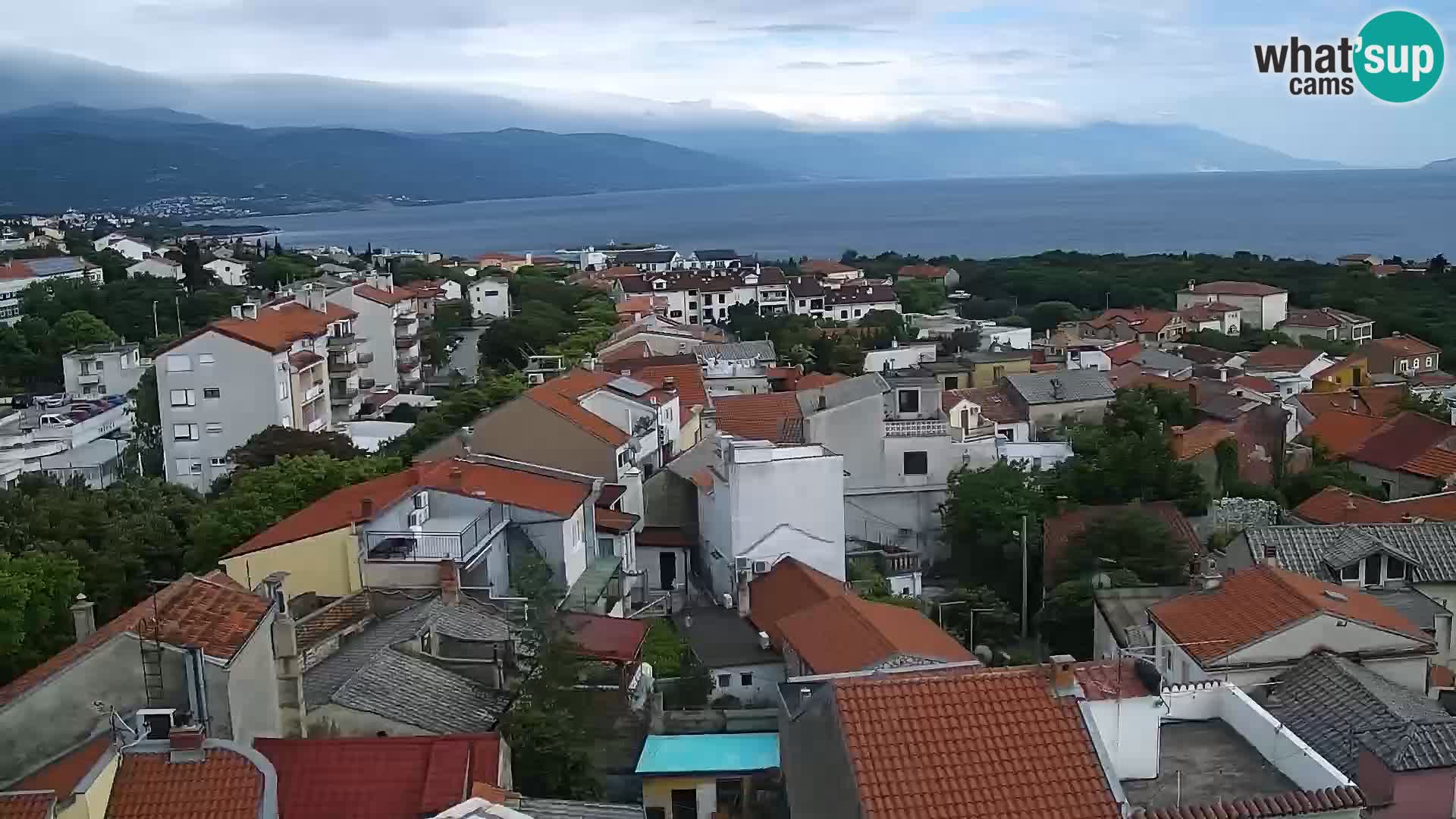 Novi Vinodolski panorama – Dalmacija web kamera