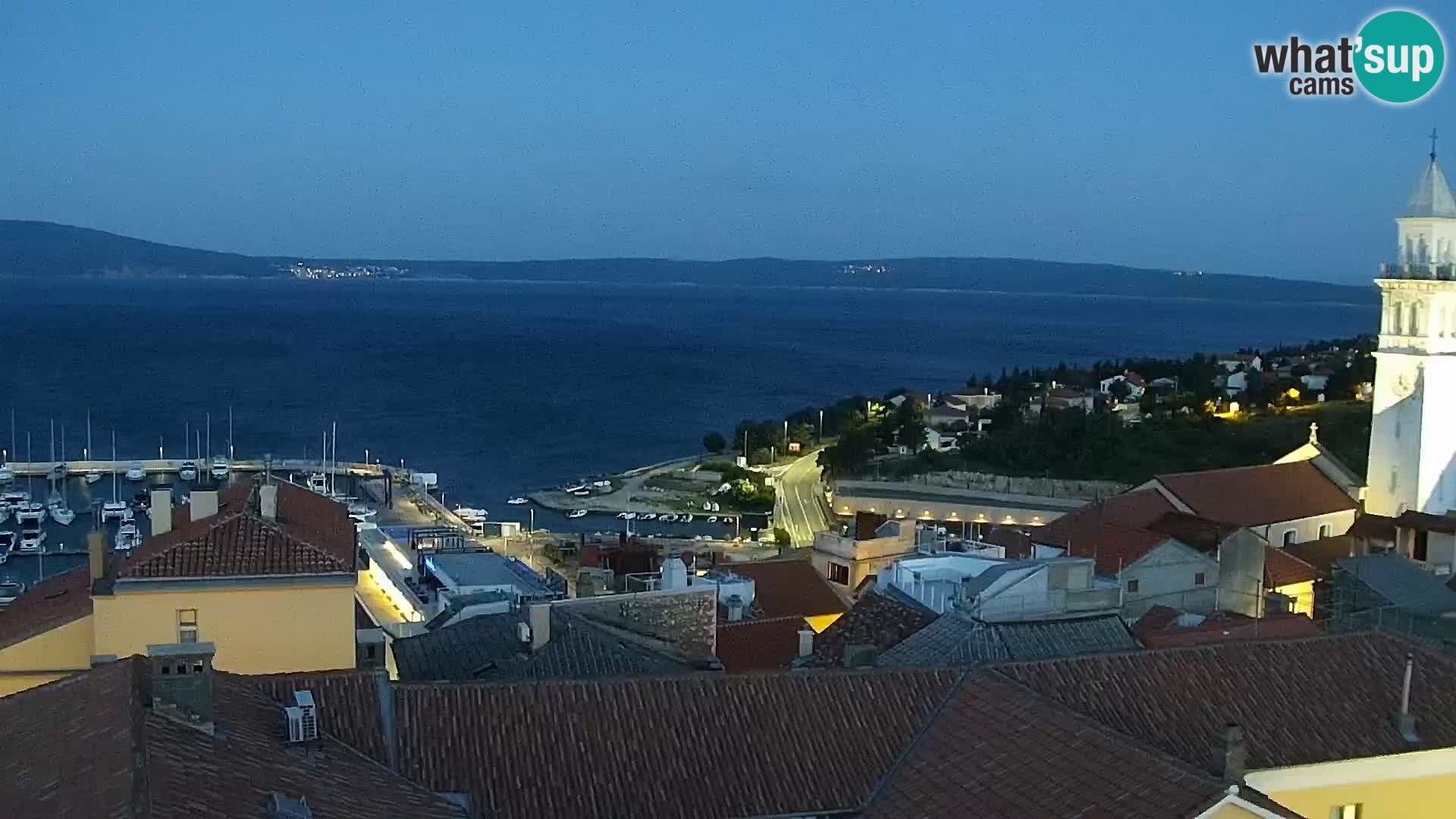 Panoramic webcam Novi Vinodolski – Dalmatia live