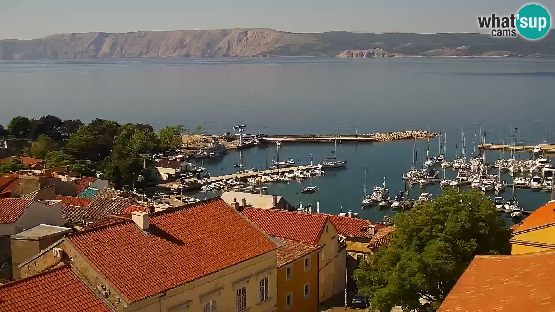 Panoramic webcam Novi Vinodolski – Dalmatia live